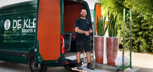 Aan het werk met Frank