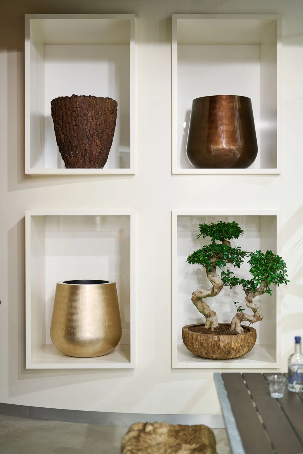 plant in keuken restaurant